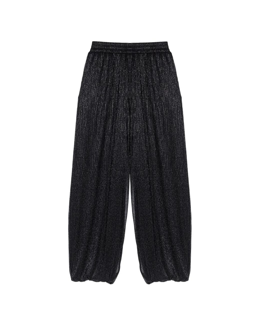 Maje White Metallic Trousers