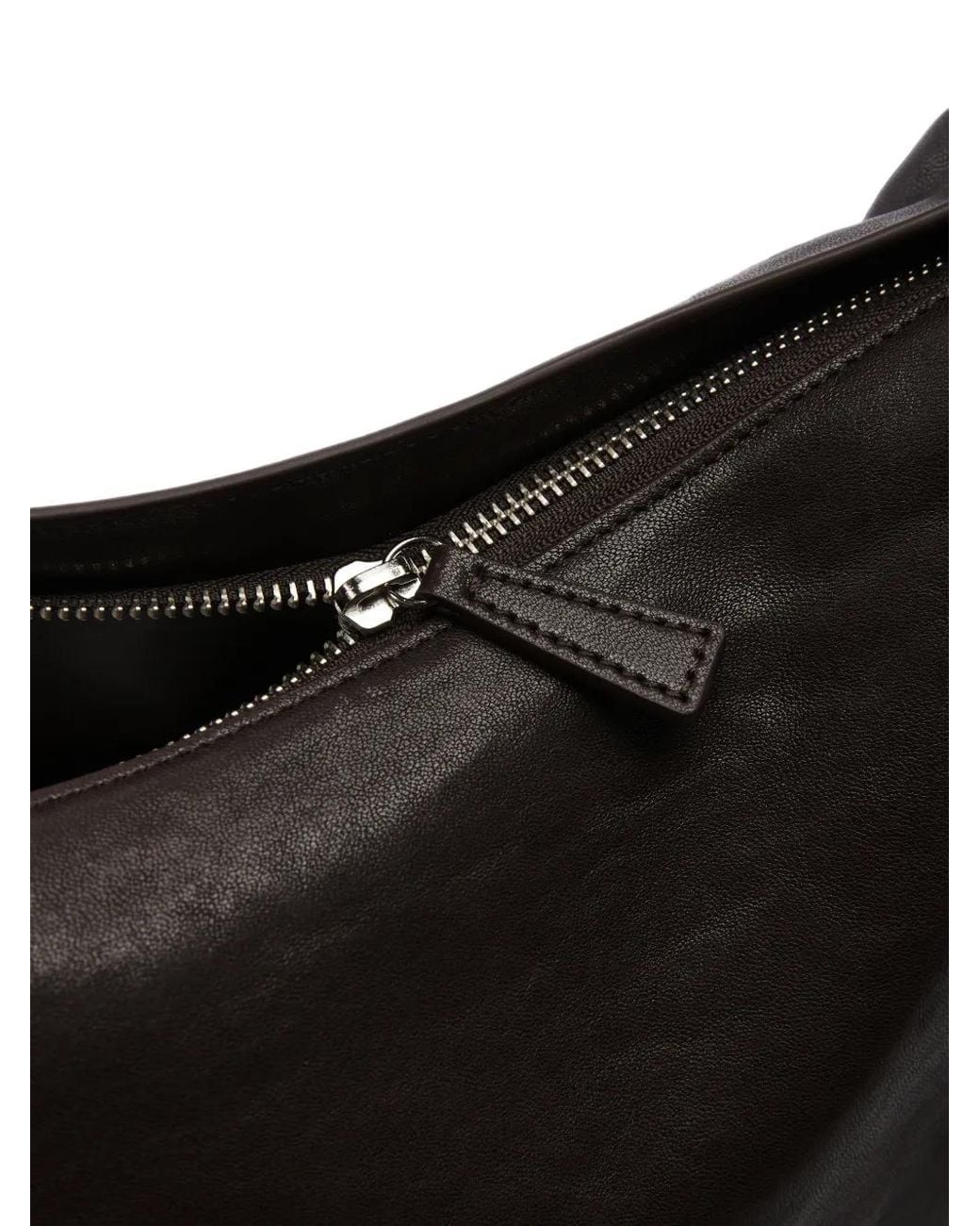 JNBY Black Leather Shoulder Bag