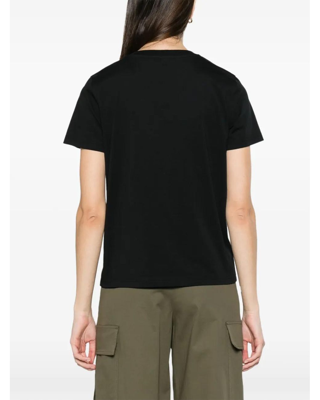 Moschino Black T-Shirt With Teddy Bear Print
