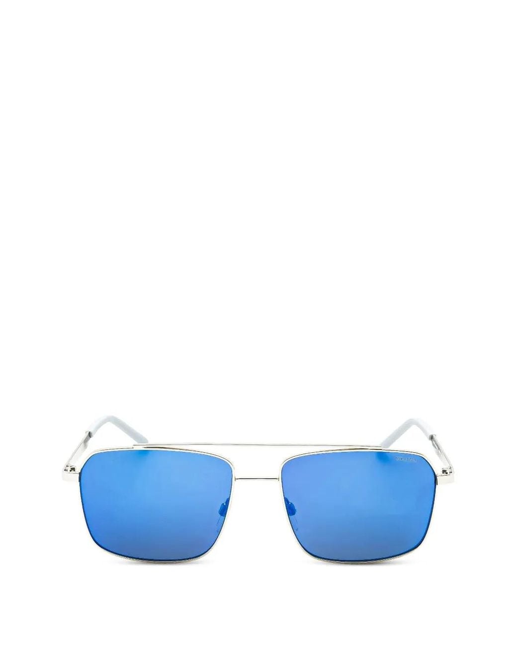 Nike Blue Traveler Square-Frame Sunglasses for men