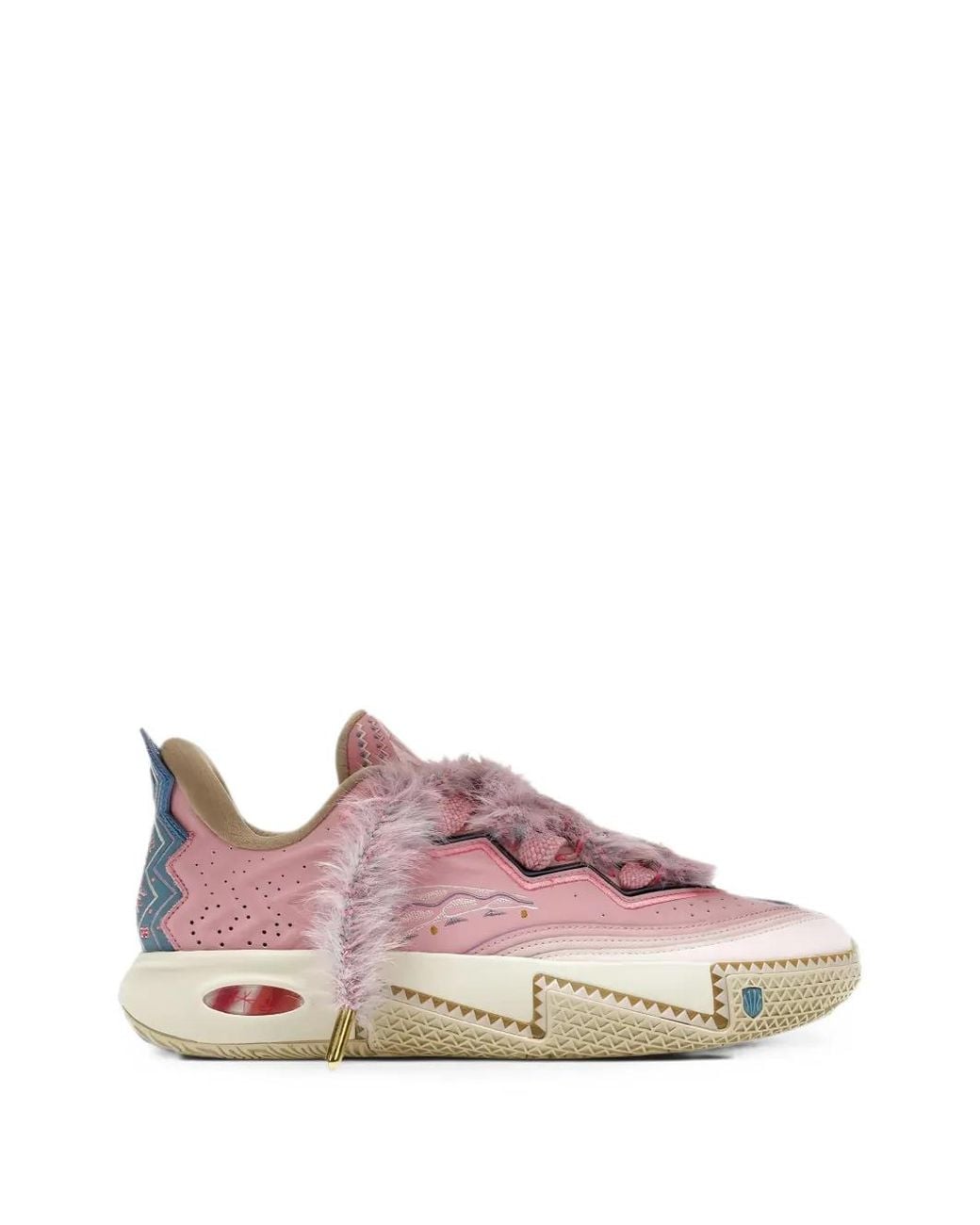 Anta Pink Baskets Azurie En Fourrure Artificielle for men