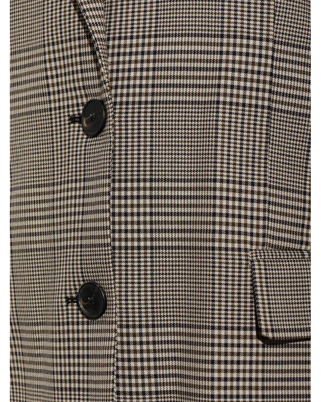 IRO Gray Check-Pattern Blazer