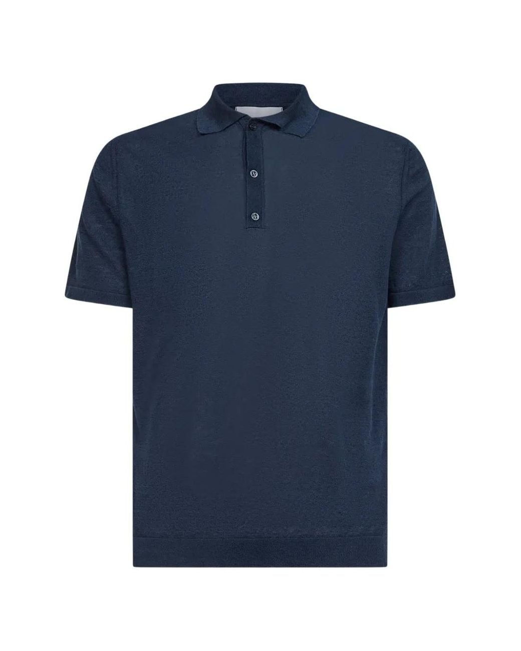 Costumein Blue Putri Buttoned Polo Shirt for men