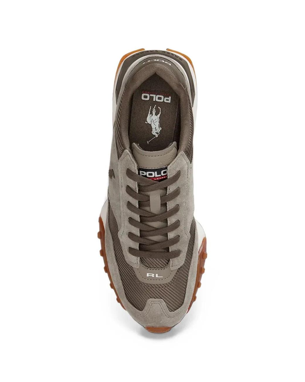 Polo Ralph Lauren Multicolor Logo-Patch Panelled Sneakers for men
