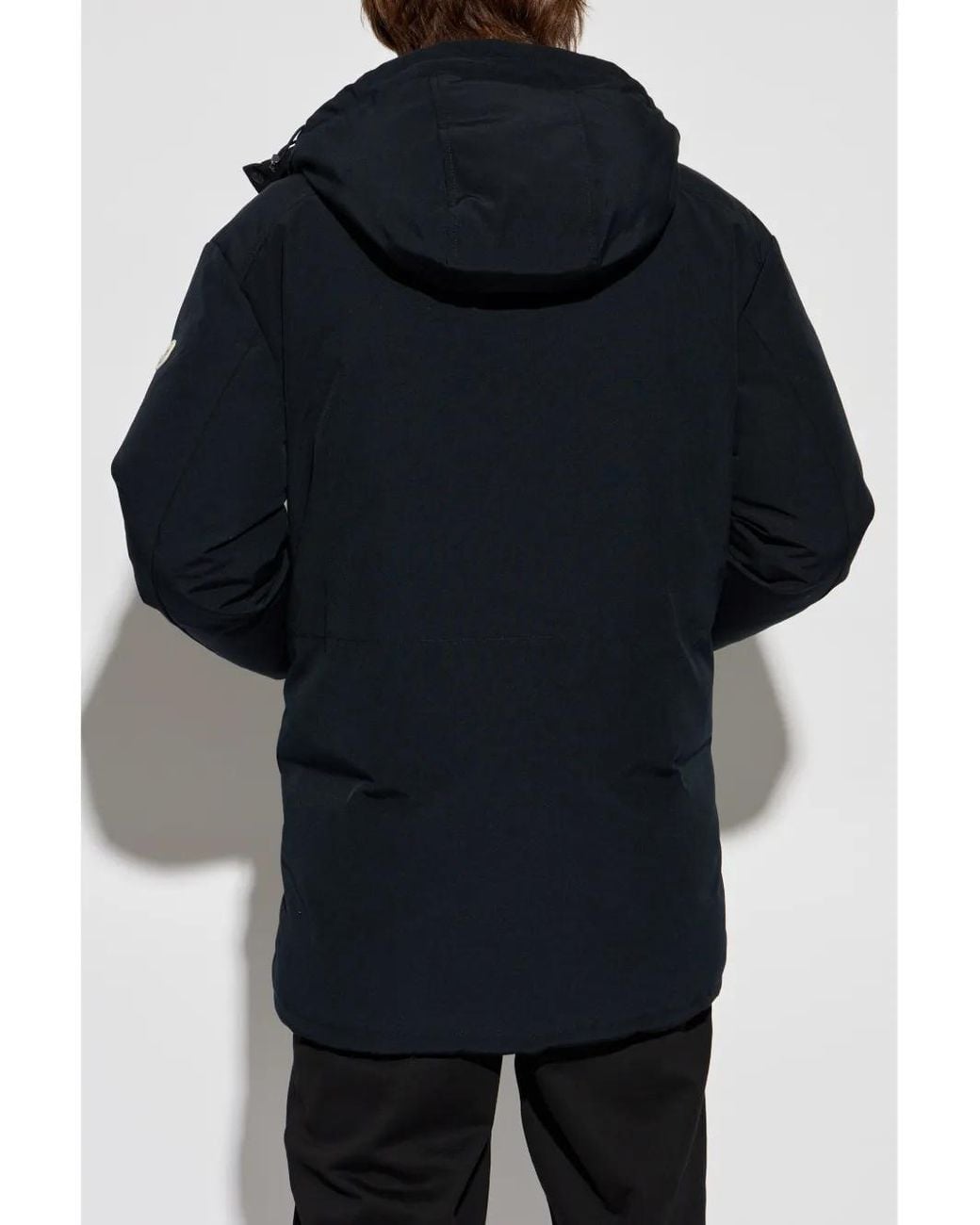 Moncler Blue Long Parka Jacket for men