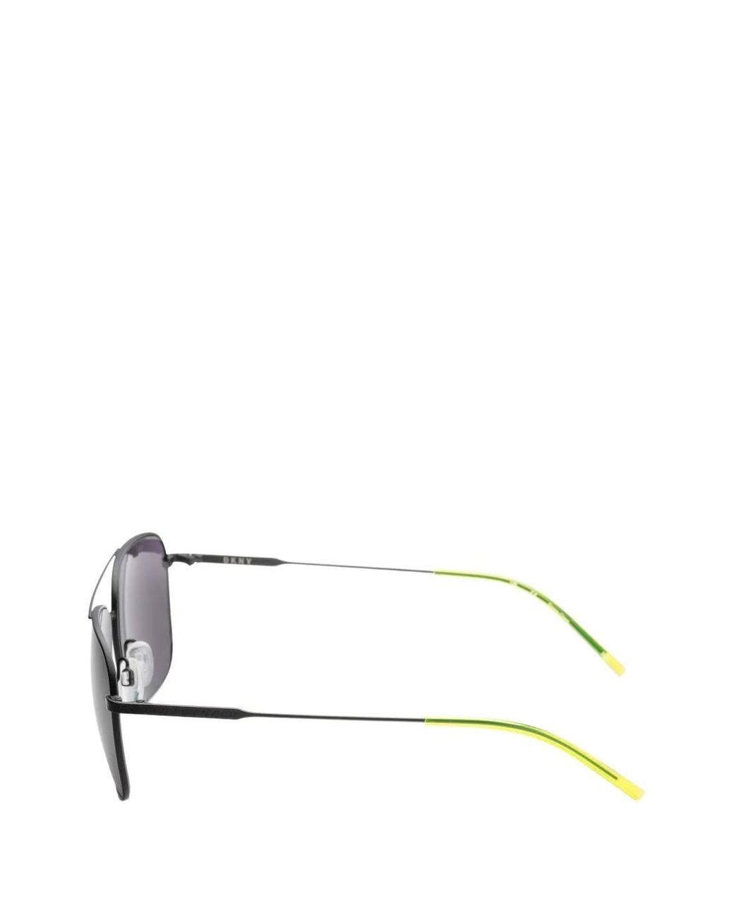 DKNY White Square-Frame Sunglasses for men