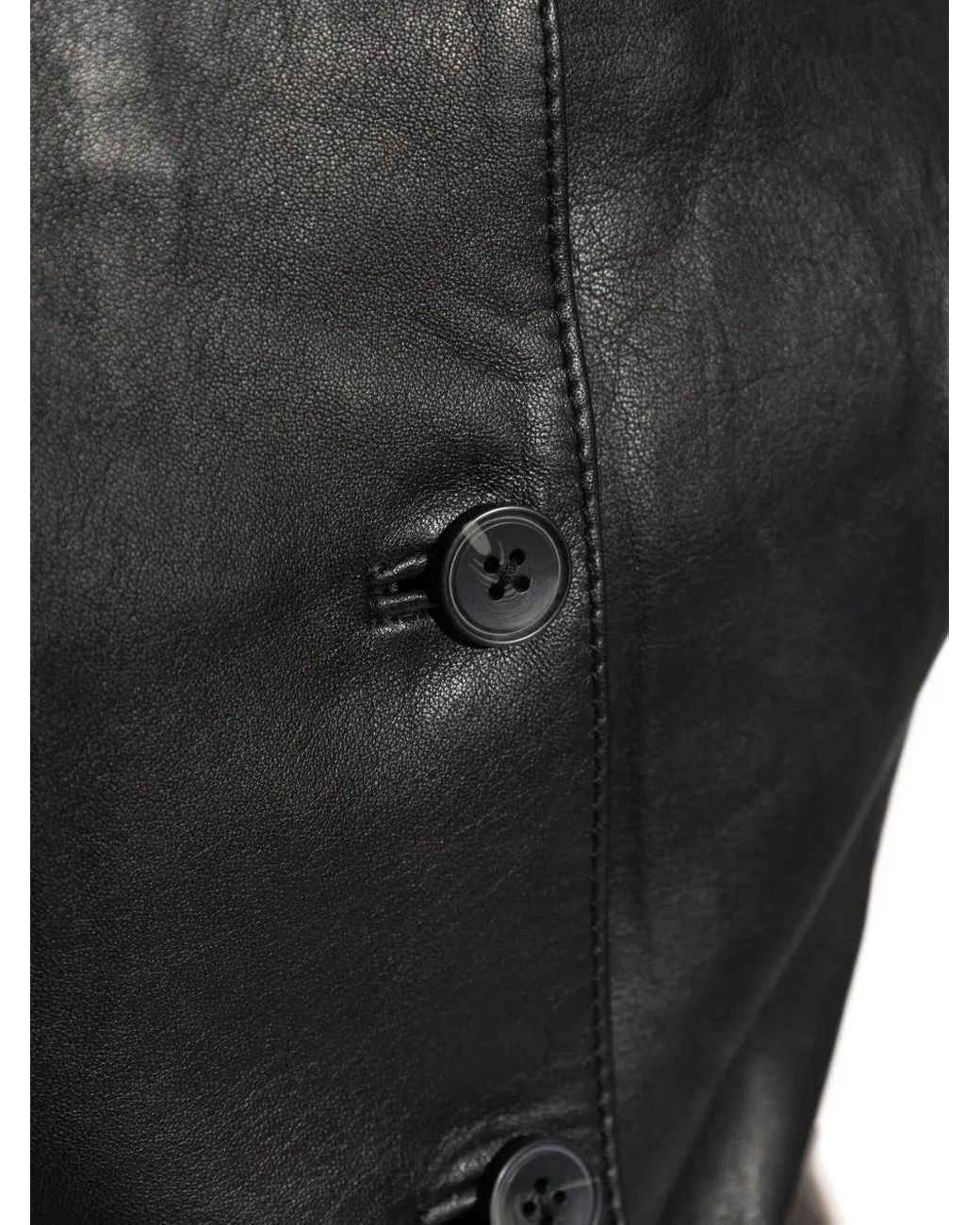 Samsøe & Samsøe Black Salco Buttoned-Up Top