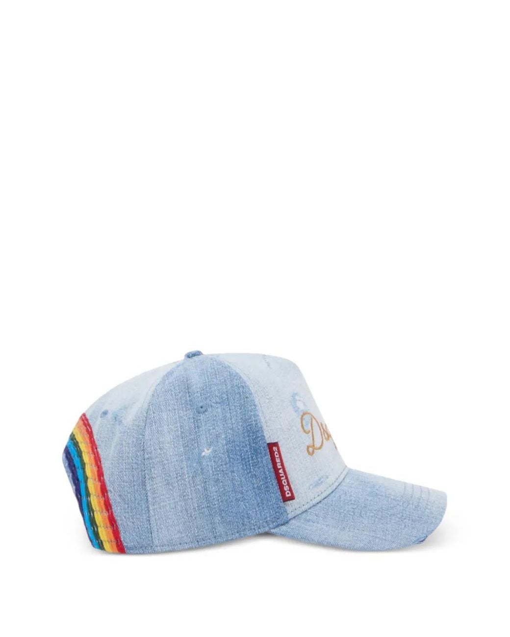 DSquared² Blue Denim Cotton Cap for men