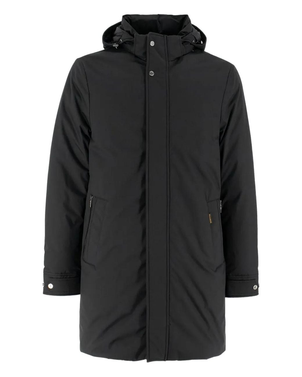 Moorer Black Vermont Coat for men
