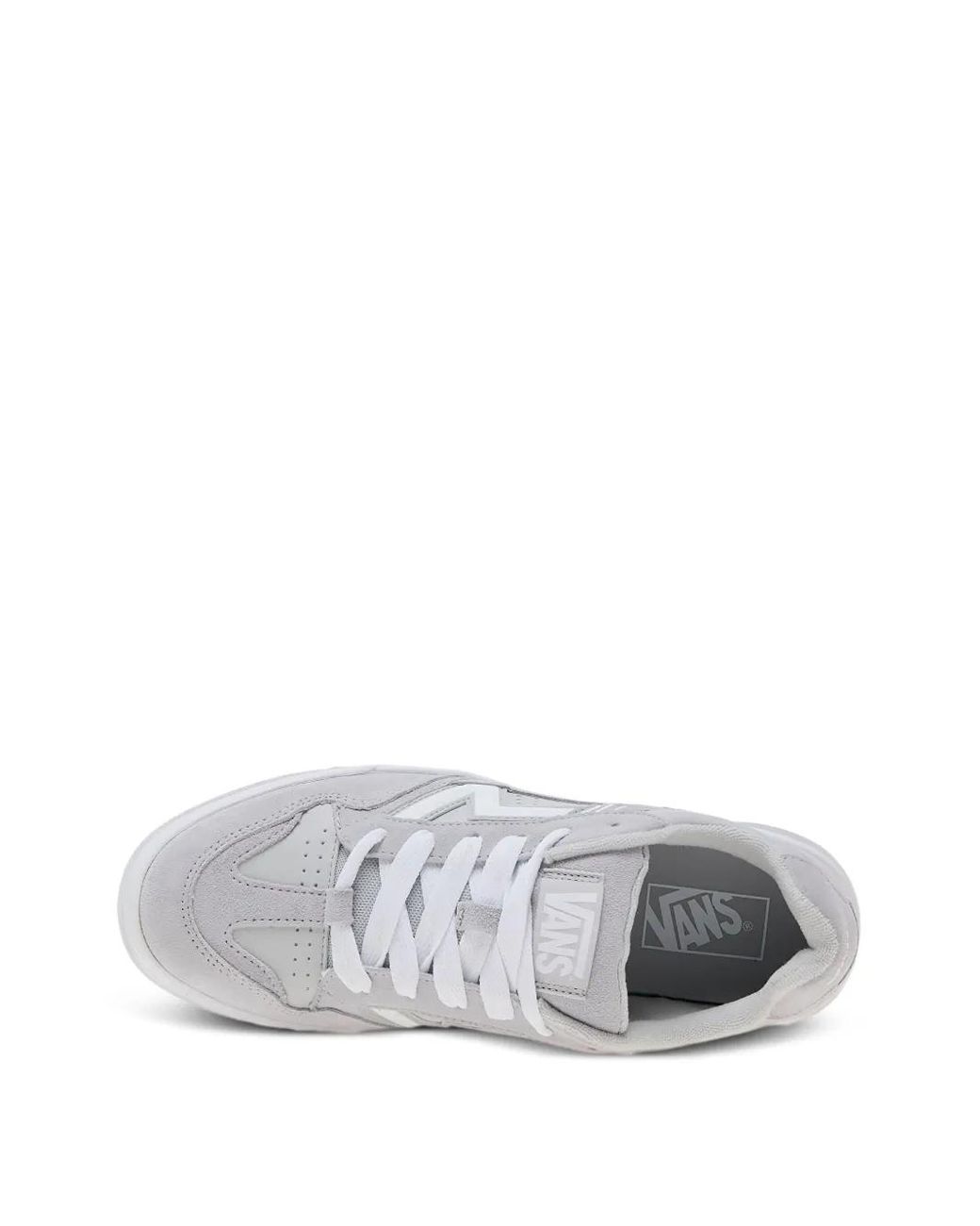 Vans White Upland Suede Low-Top Sneakers for men