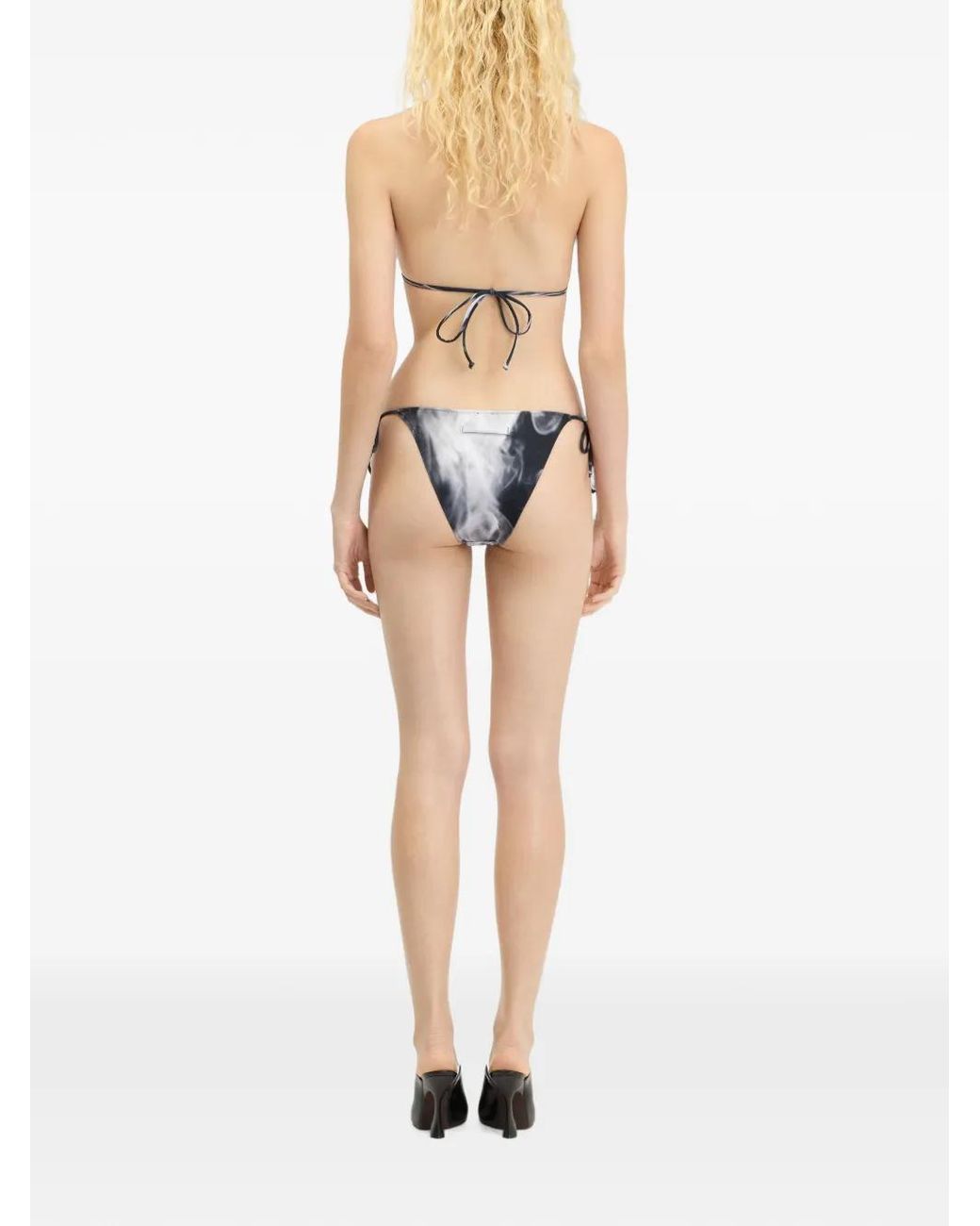 Jean Paul Gaultier White The Smoking Bikini Set