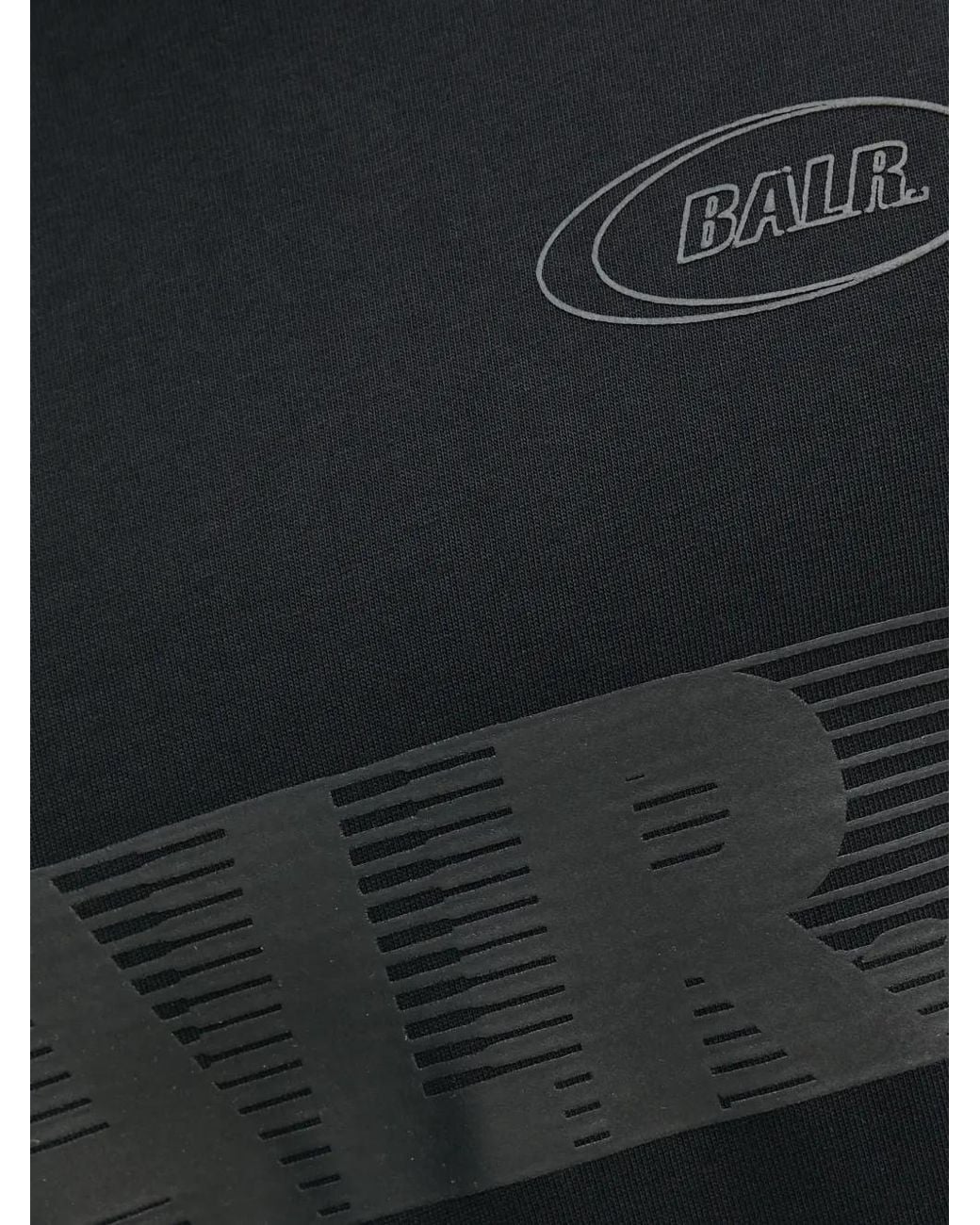 BALR Black Logo-Print Short-Sleeve T-Shirt for men