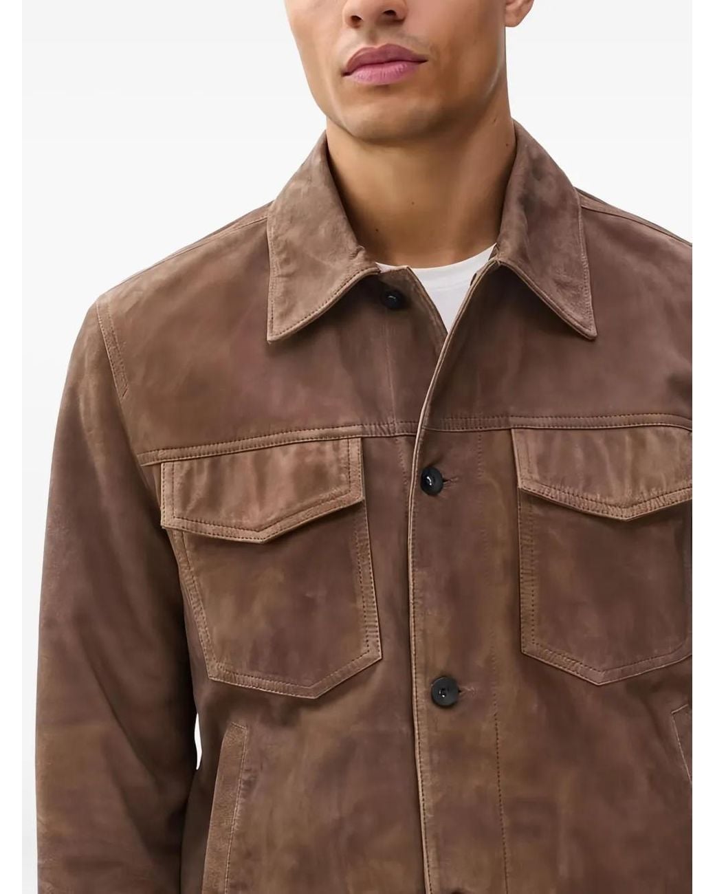 Rag & Bone Brown Suede Jacket for men