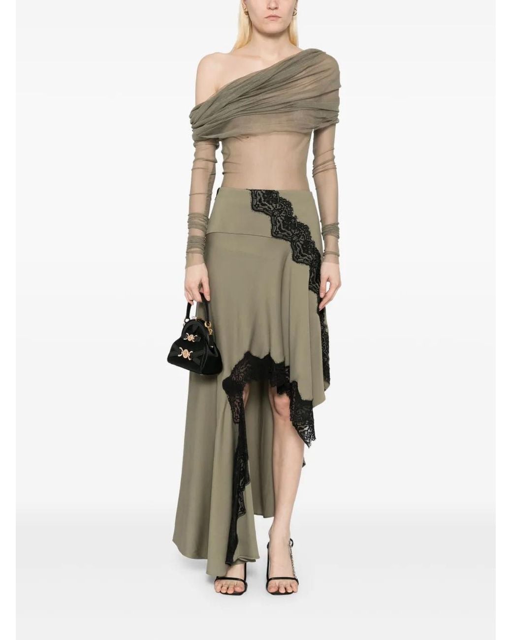 Christopher Esber Green Veiled Top