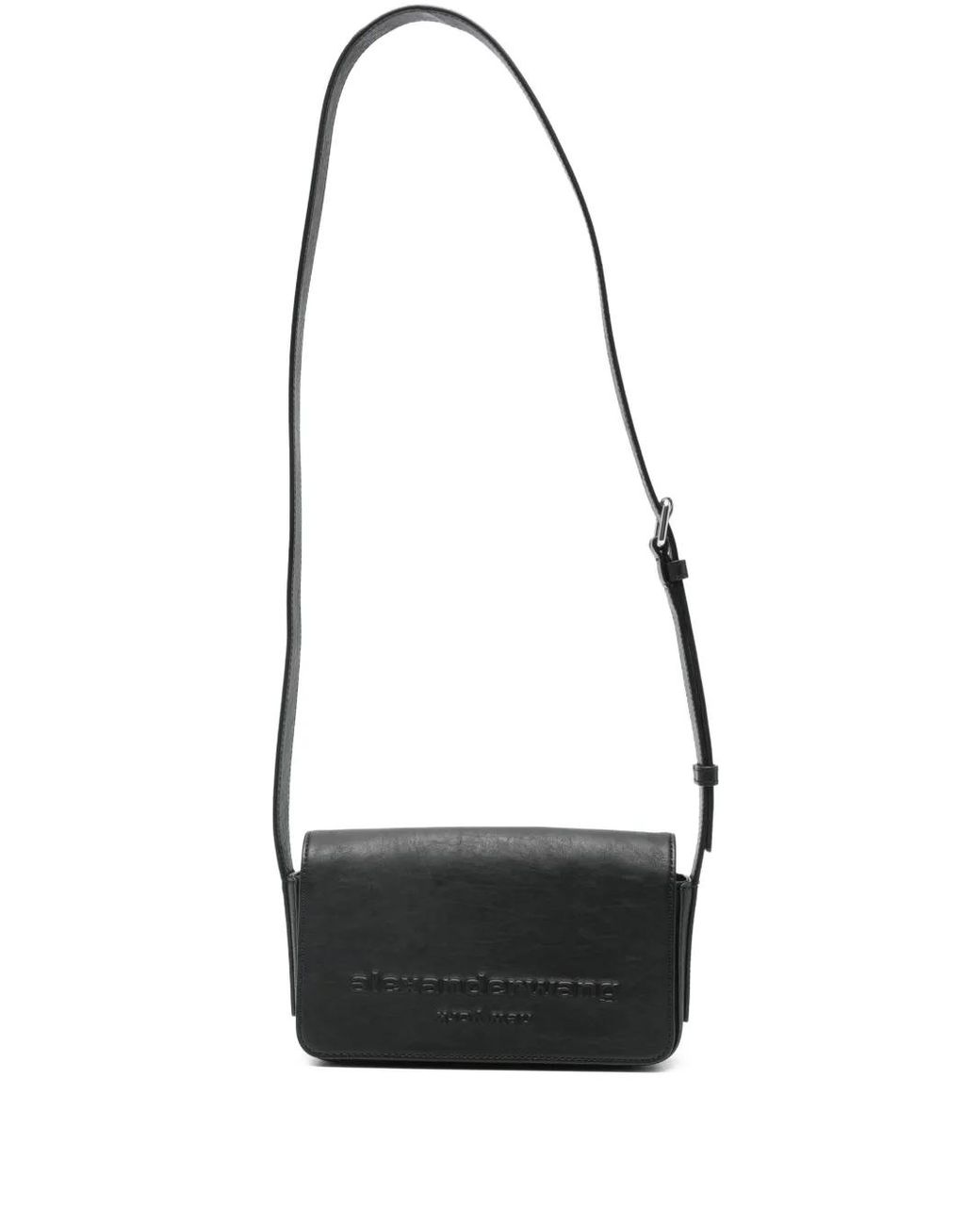 Alexander Wang White Punch Flap Crossbody