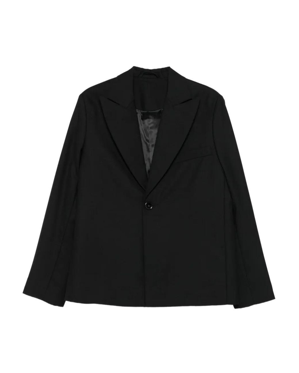 Séfr Black Single-Breasted Blazer