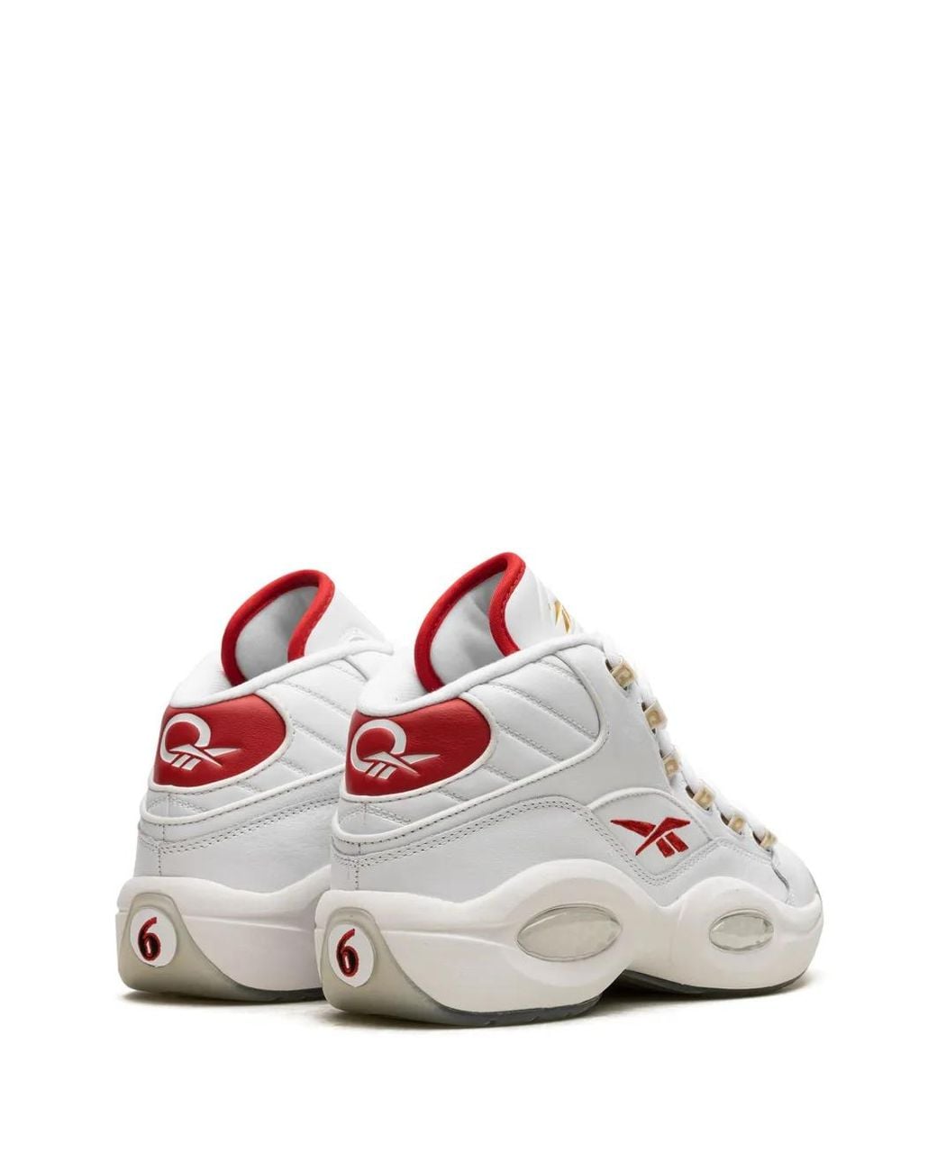 Reebok White Question "The Crossover" Sneakers for men