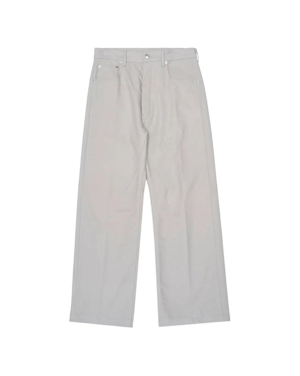 Rick Owens White Geth Zip-Up Jeans for men