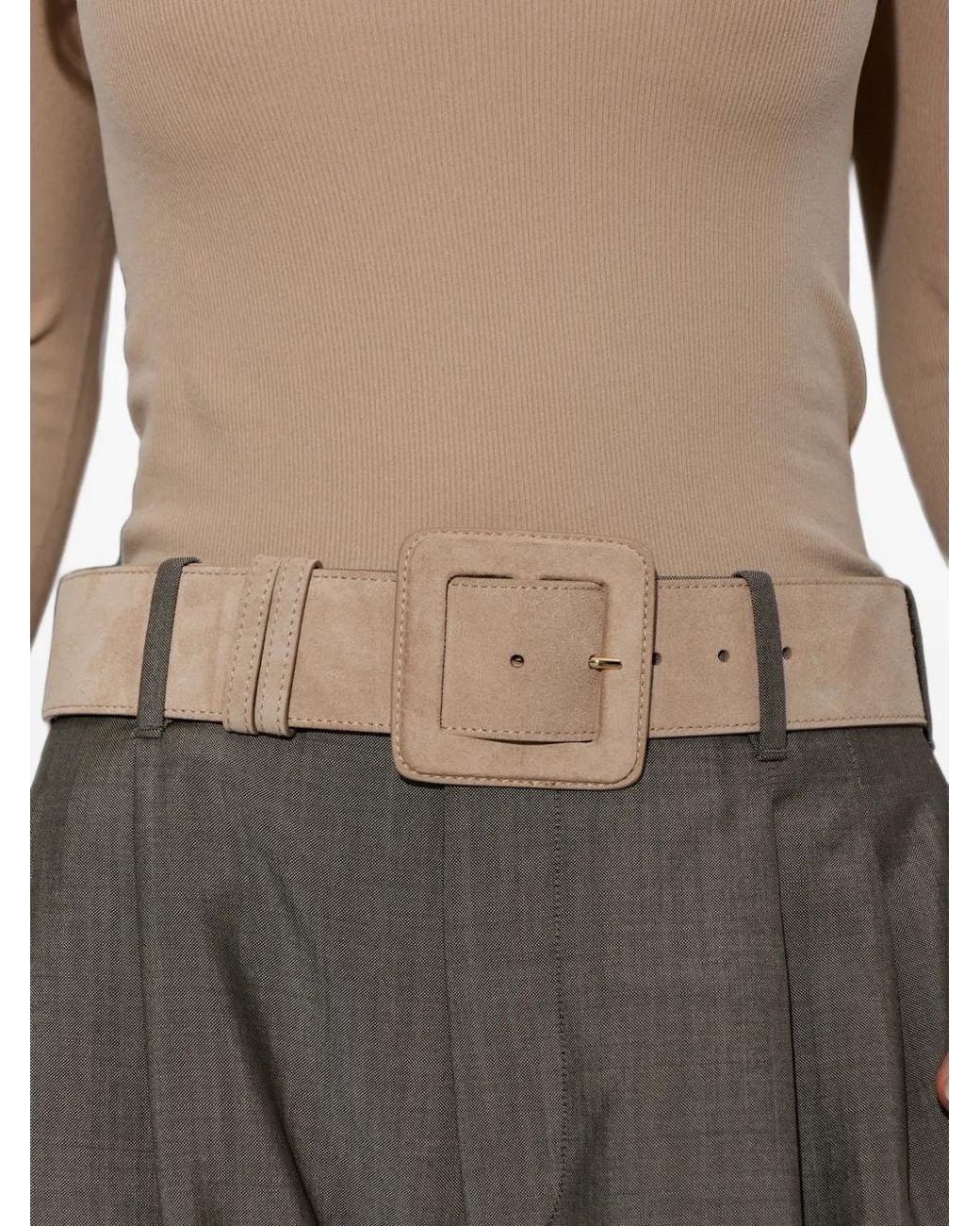 Fabiana Filippi Multicolor Suede Buckle-Fastening Belt
