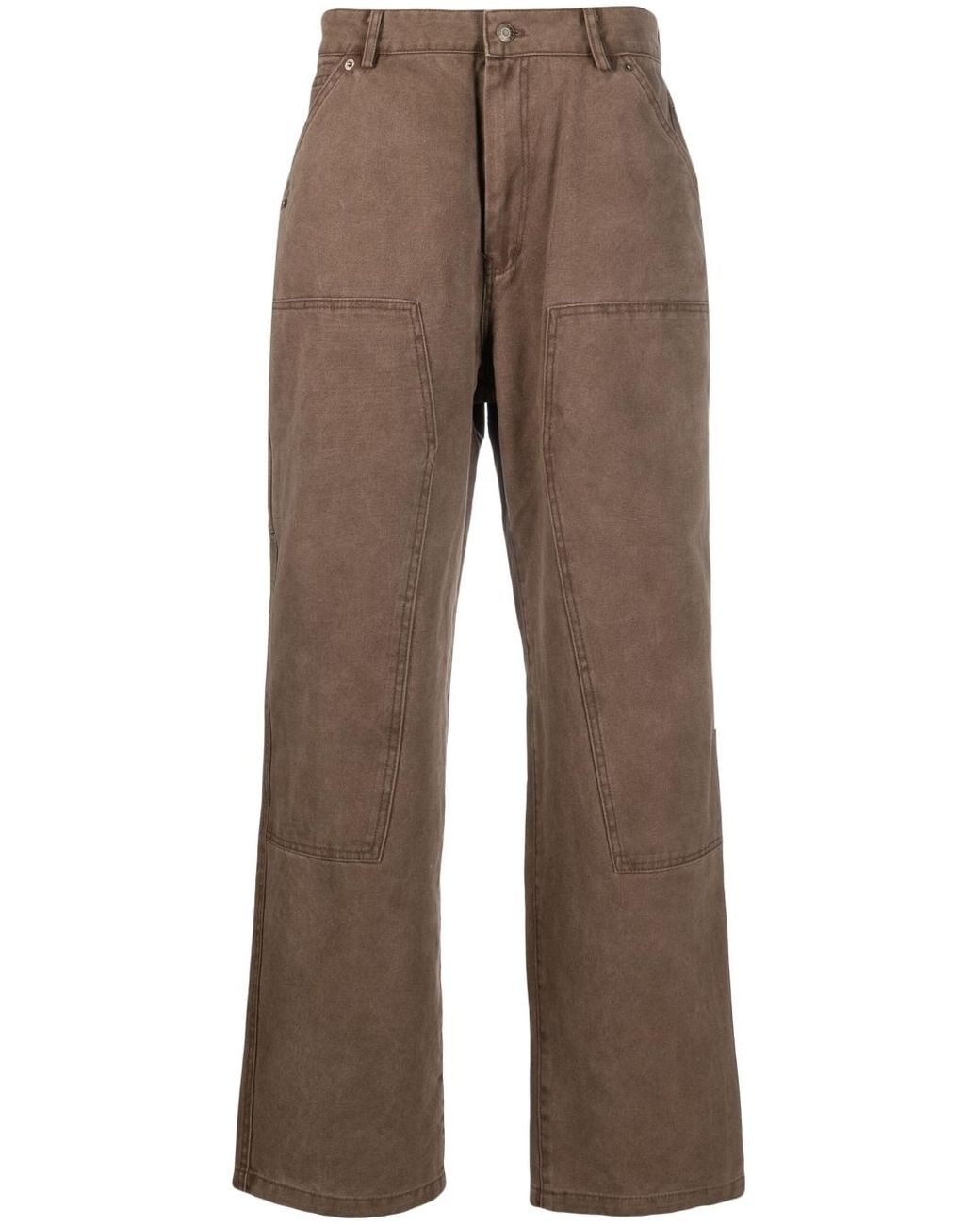 PATTA Straight-leg Utility Trousers in Brown for Men | Lyst UK