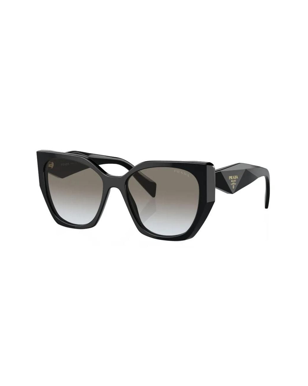 Prada Brown Prada Pr 19Zs Overvsize Frame Sunglasses