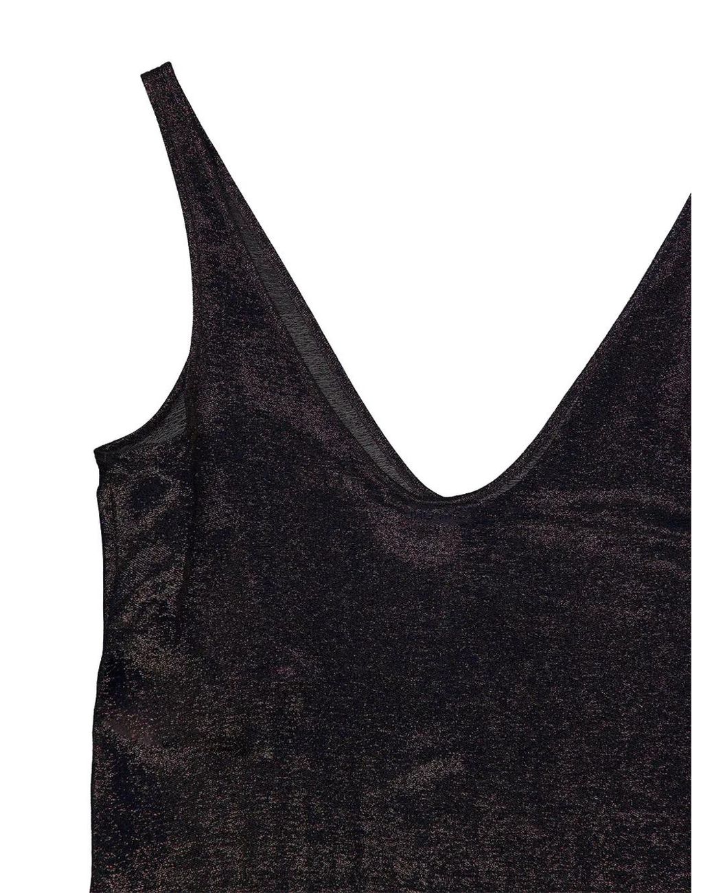Tom Ford Black Metallic-Effect Tank Top