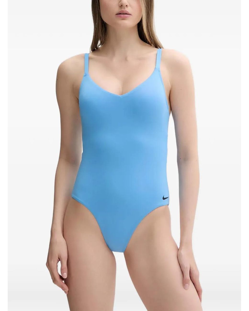 Nike Blue Effortless Essential Swimsuit