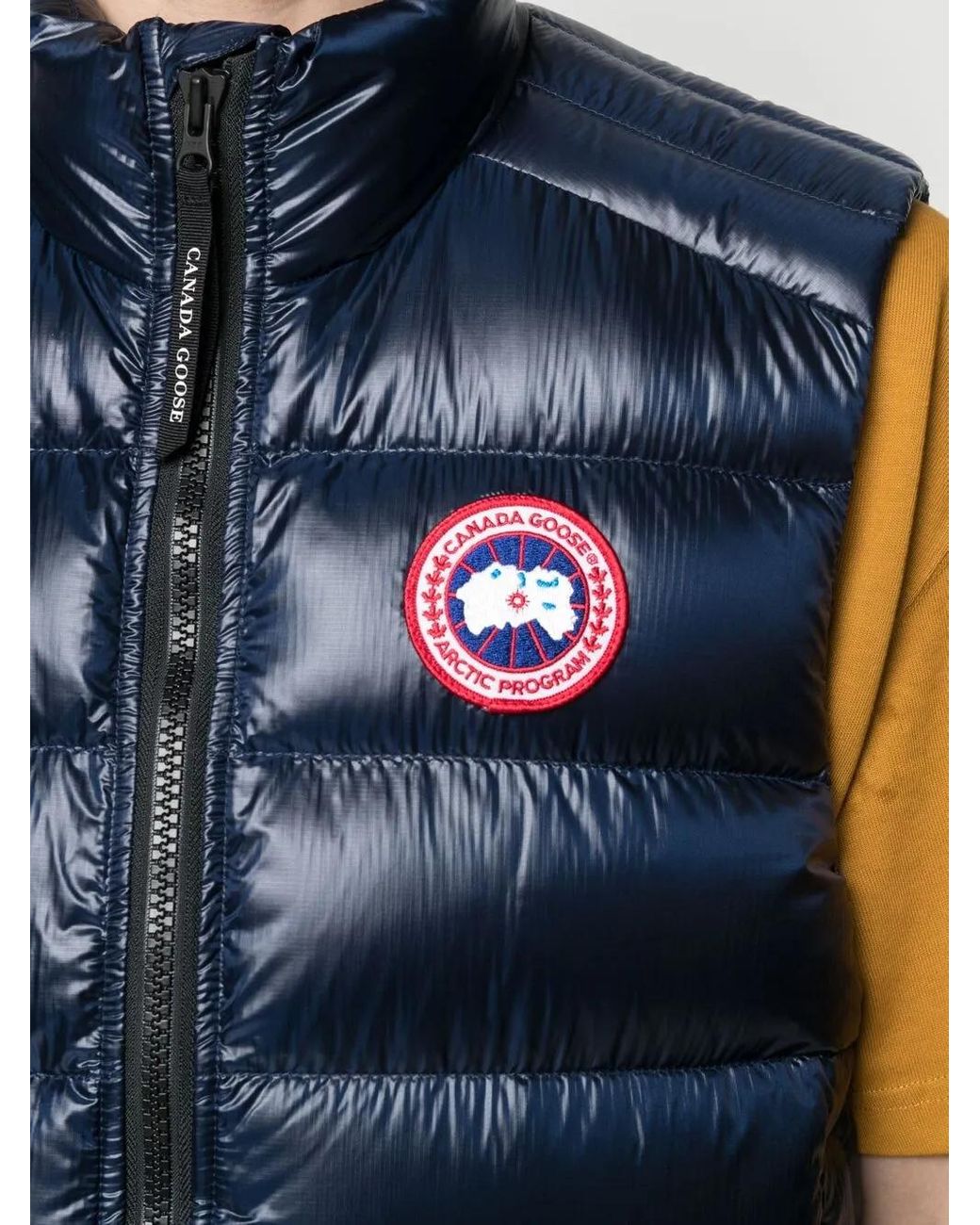 Canada Goose Blue Sleeveless Crofton for men