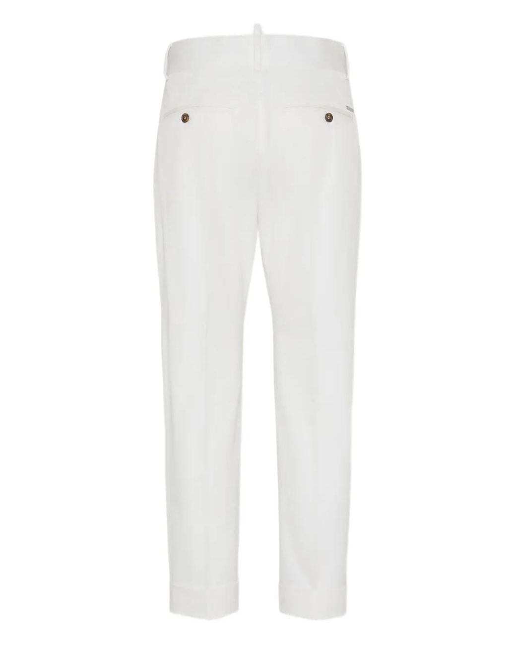 DSquared² White Tailored Trousers