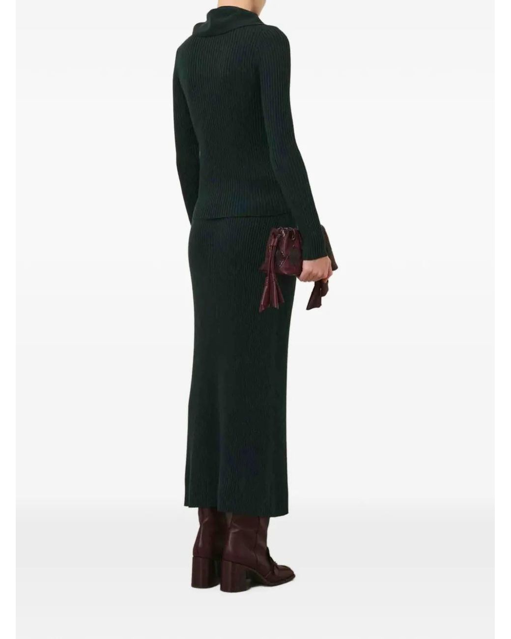 Zimmermann Black Pull Côtelé À Détail De Foulard
