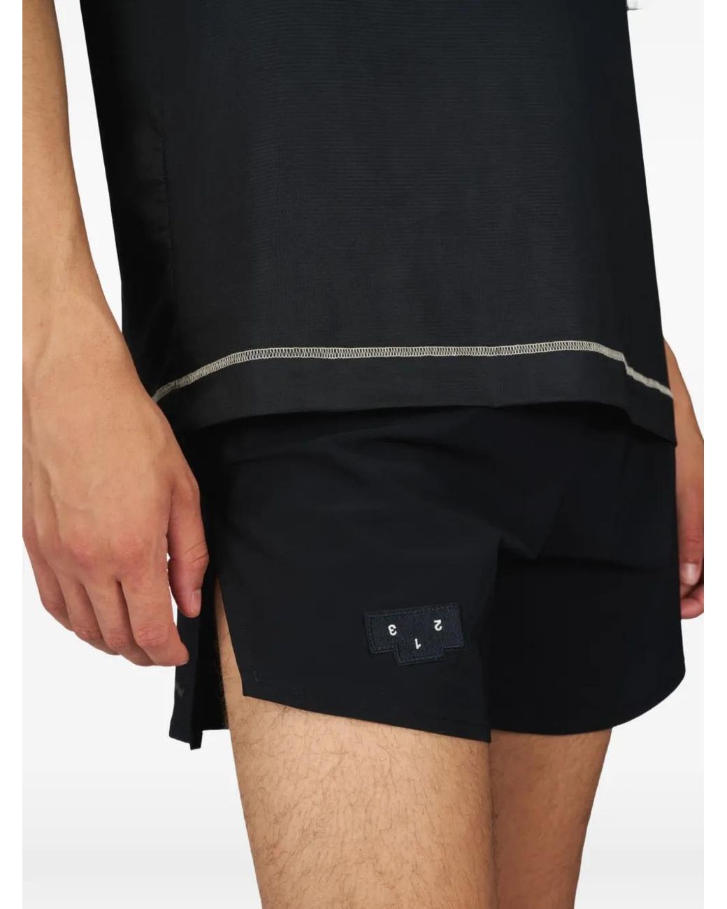 UNNA White Tempo Shorts for men