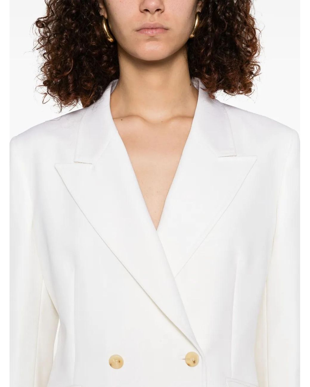 Gabriela Hearst White Angela Blazer