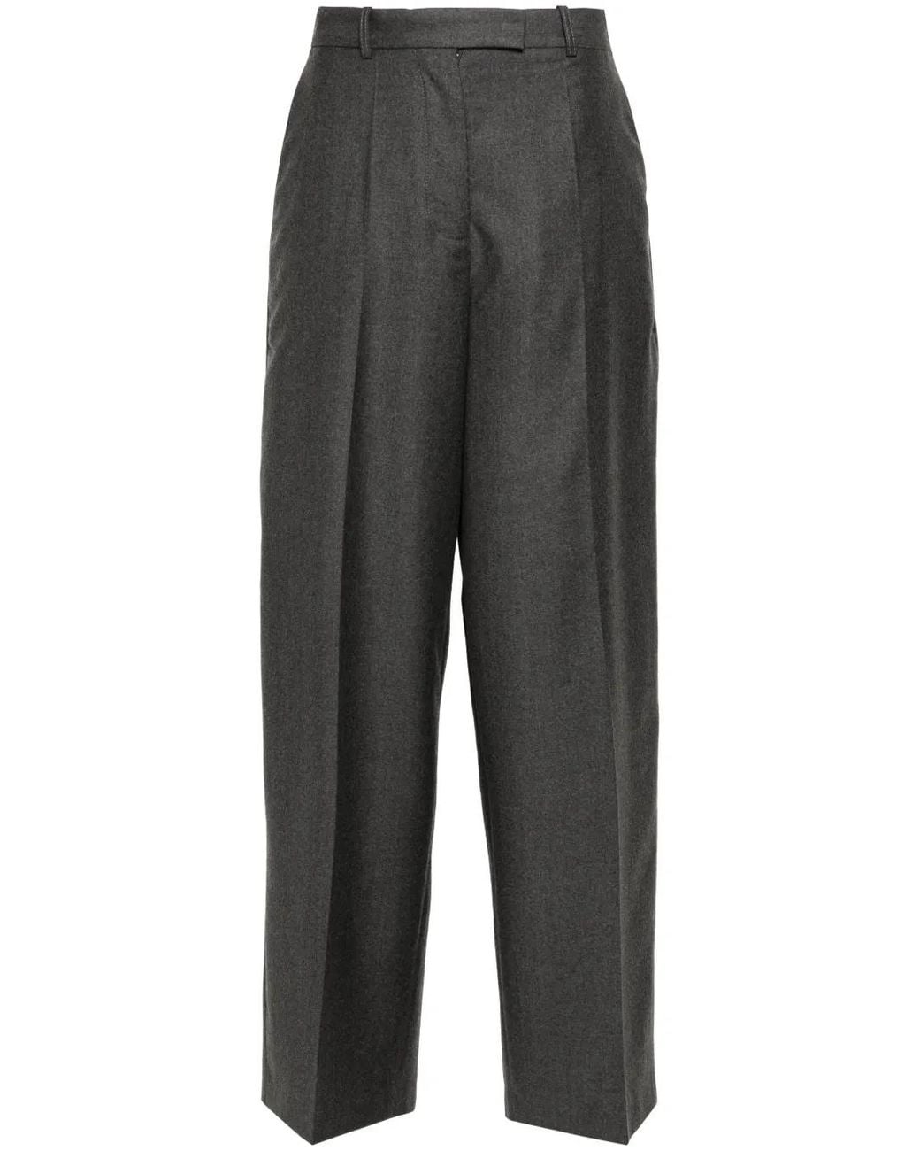 Rohe Gray Wide-Leg Trousers