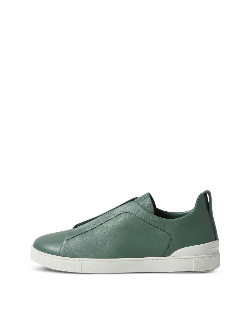 Zegna Green Light Triple Stitch Secondskin Sneakers for men