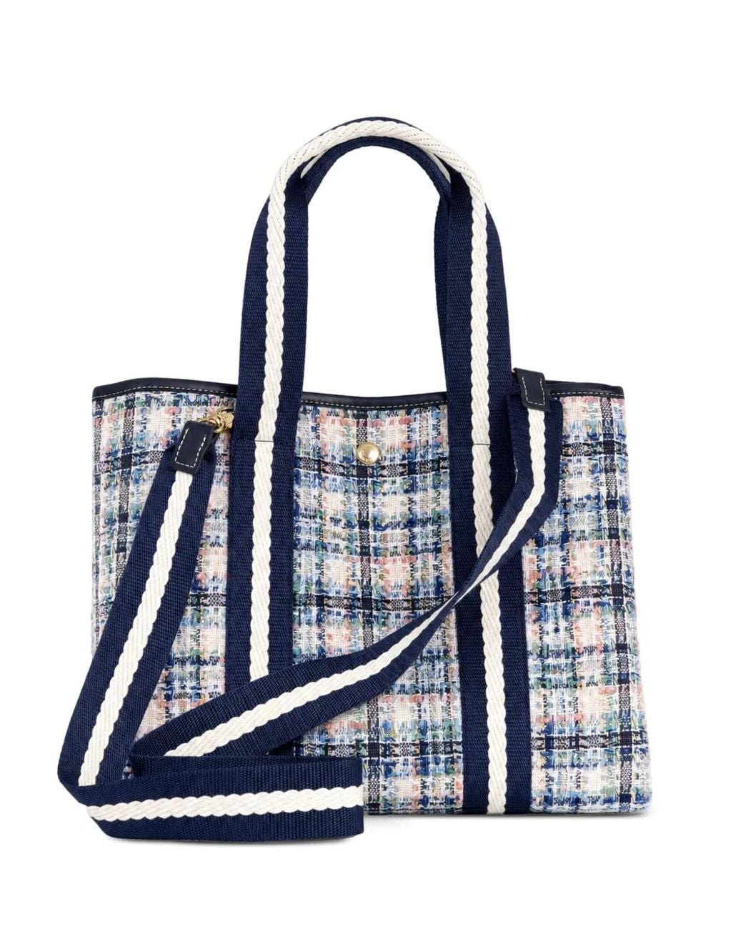 Rue de Verneuil Blue Medium Traversée Tote Bag