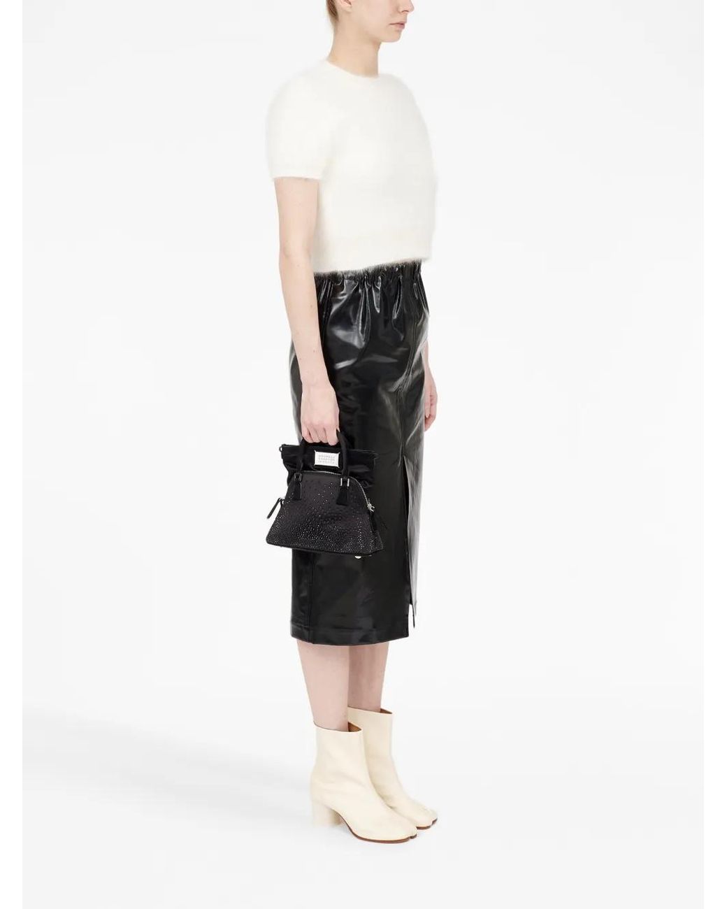 Maison Margiela Micro 5Ac Cinema Inferno Schultertasche in Black für Herren