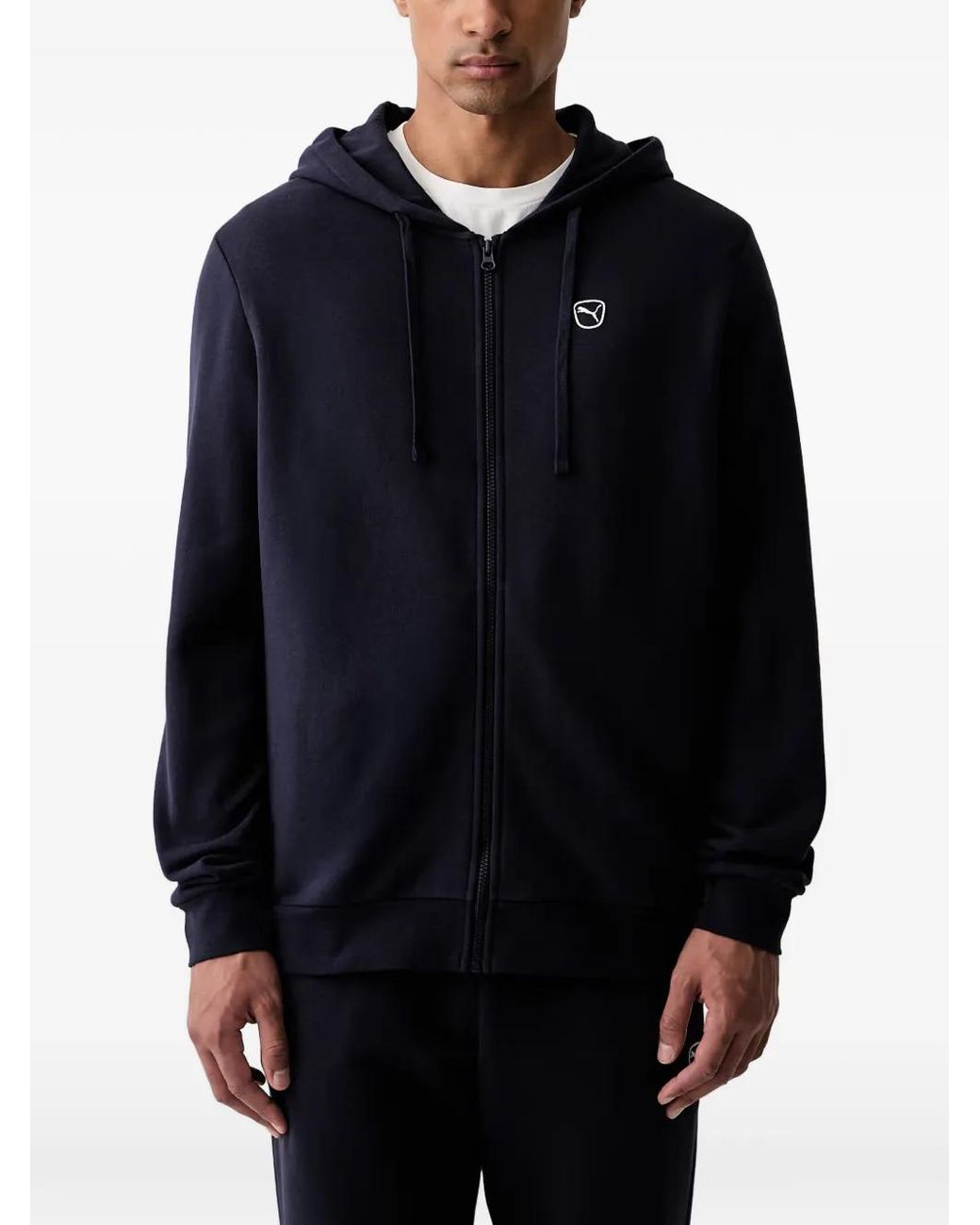 PUMA Black Logo-Print Tracksuit for men