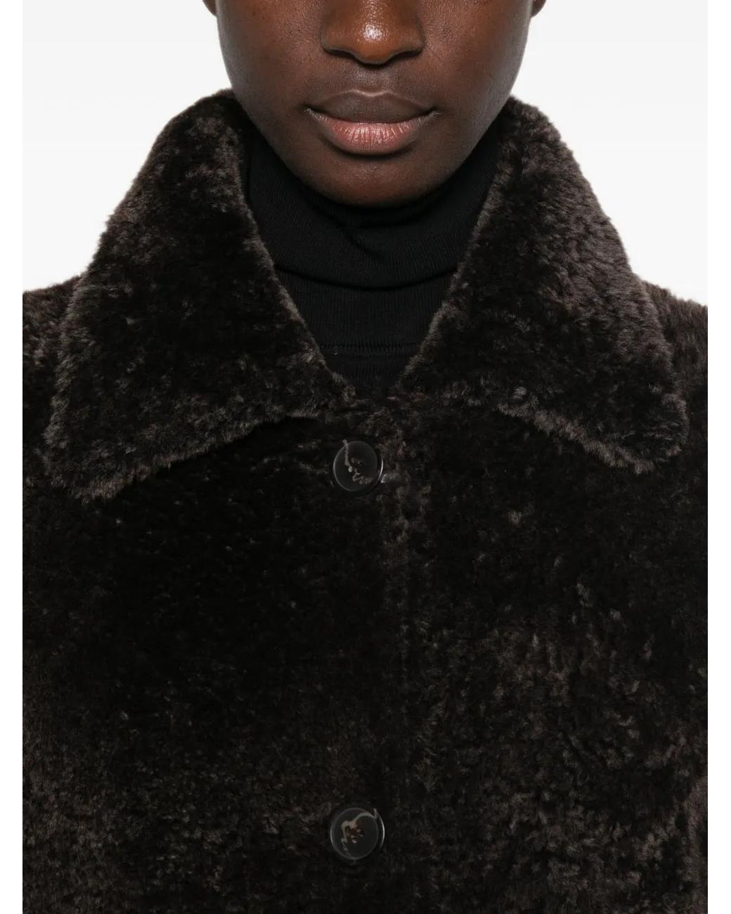 Arma Black Lambskin Leather Jacket