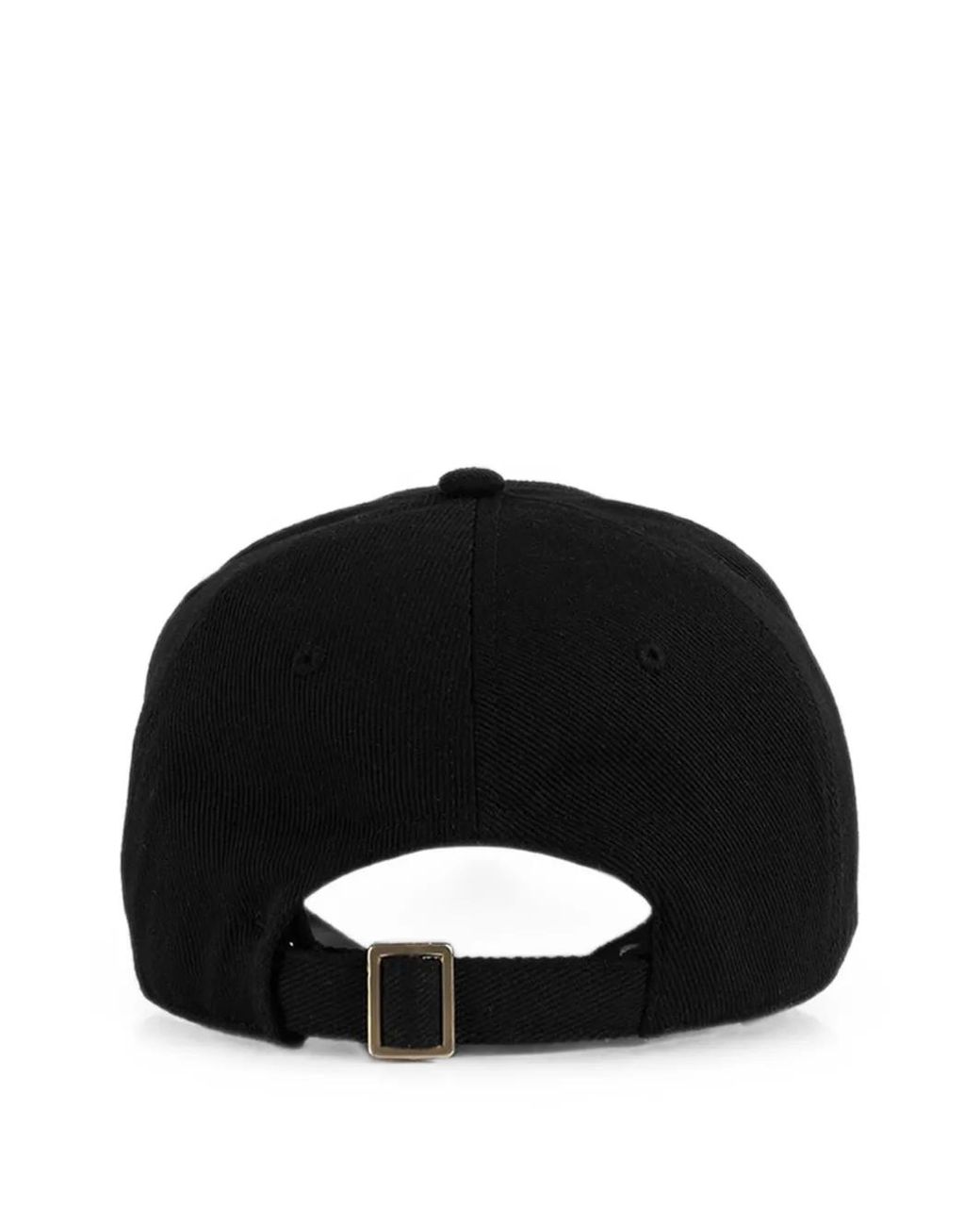 Manière De Voir Black Floral-Eiffel Suede-Contrast Cap
