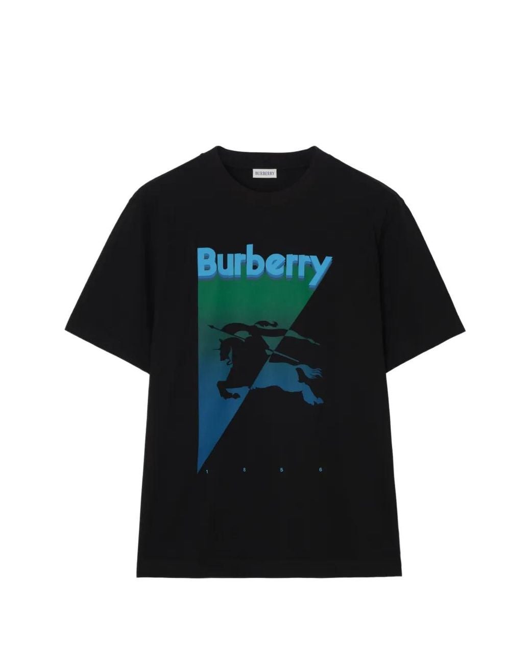 Burberry Black Knight Cotton T-Shirt for men