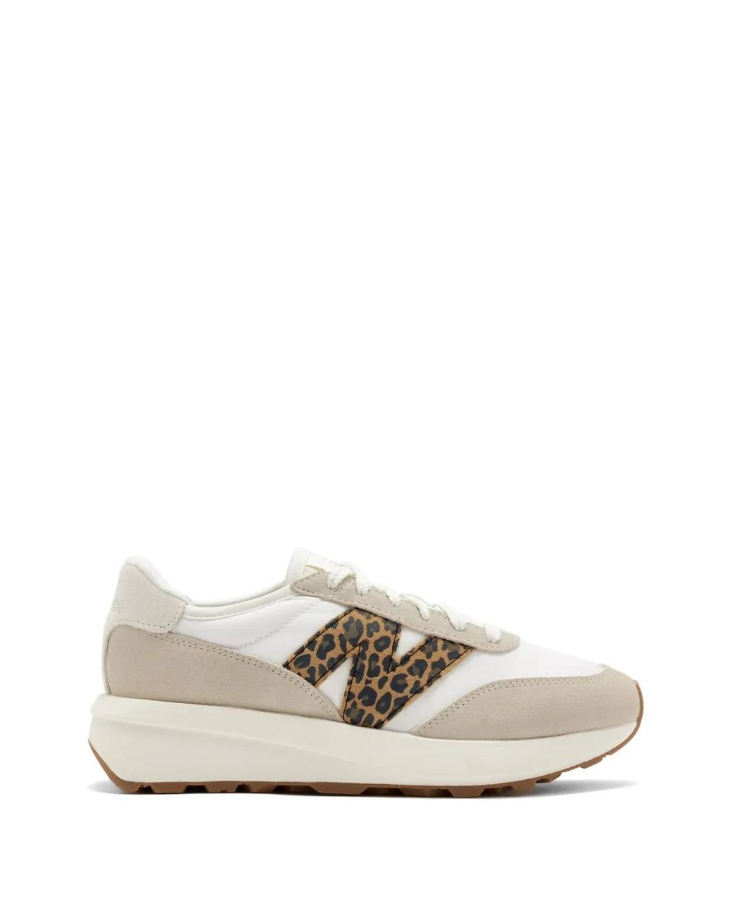 New Balance White 370 Sneakers