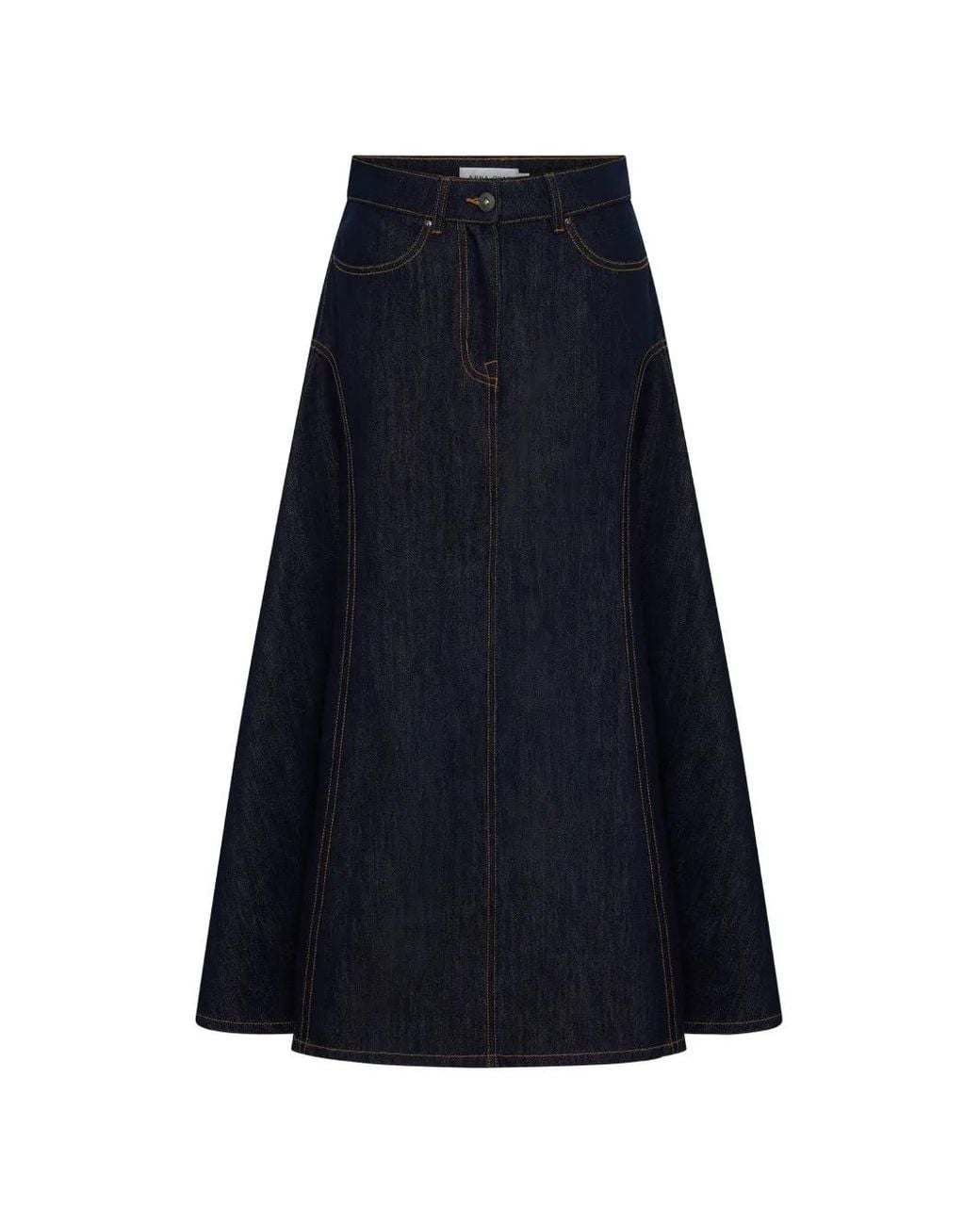 Anna Quan Blue Judd Panelled Skirt