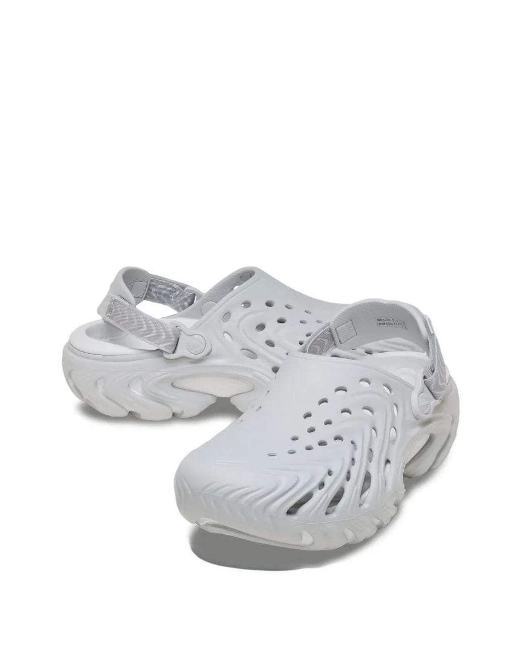 CROCSTM White Echo Ii Clogs Mit Lochmuster