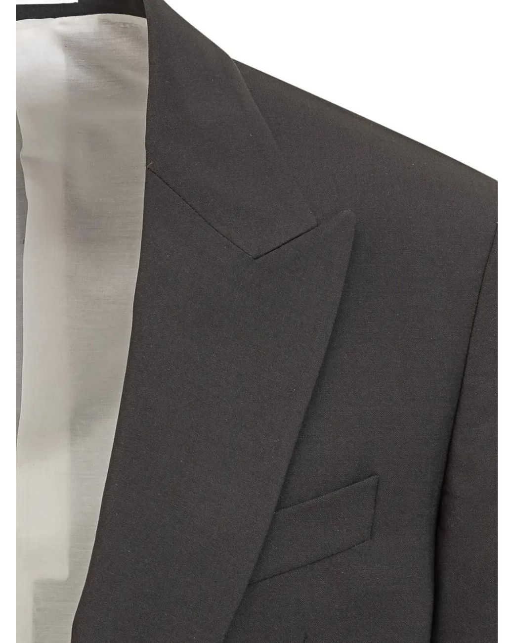 Cellar Door Gray Single-Breasted Jacket for men