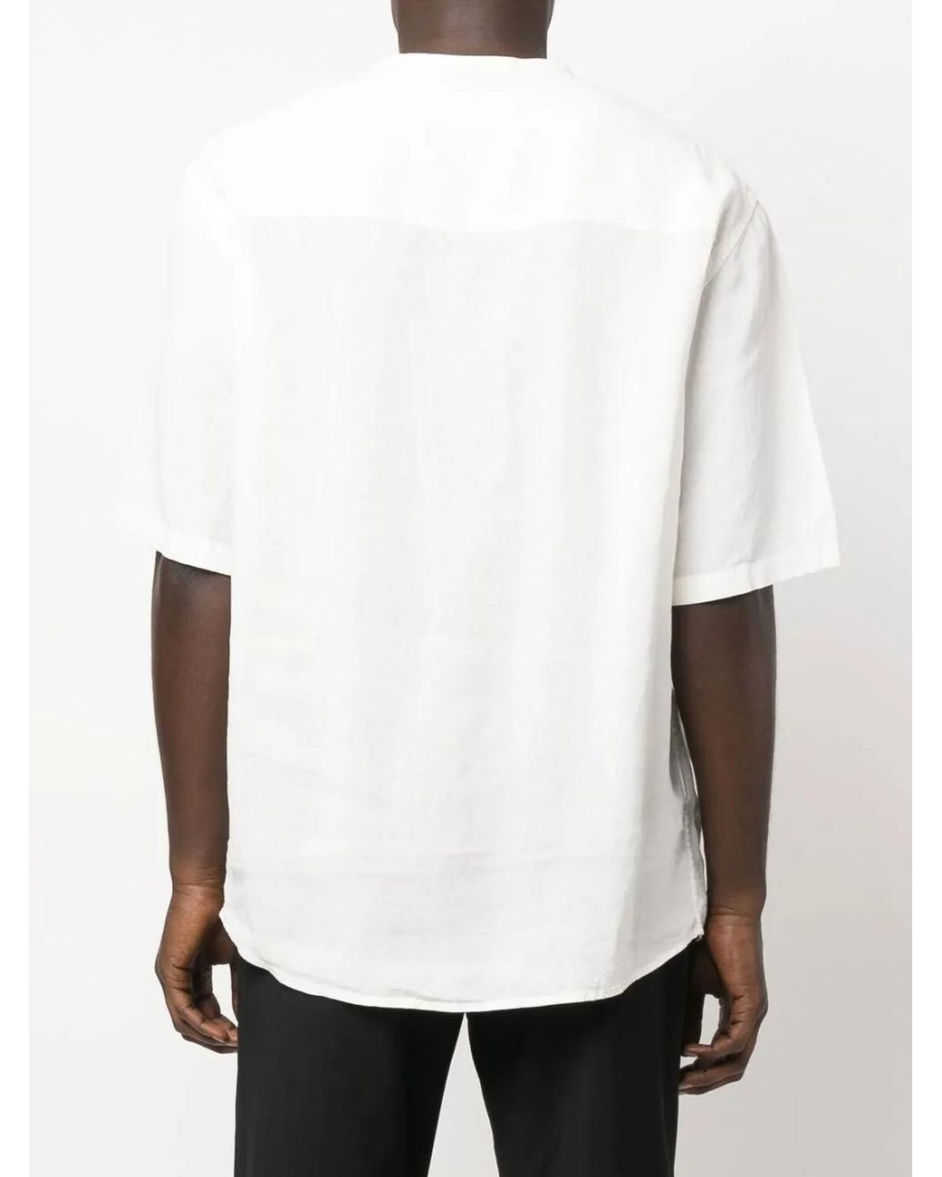 Costumein White Short Sleeve T-Shirt for men