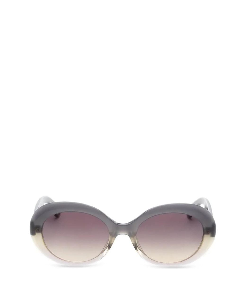 Garrett Leight Gray Lunettes De Vue Portia À Monture Ronde