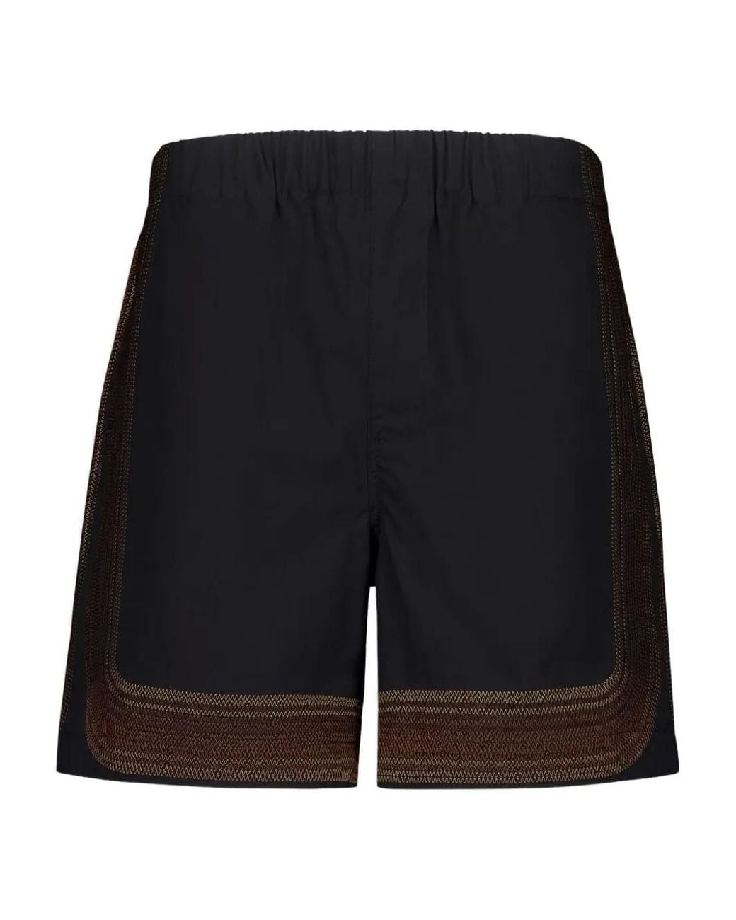 Short Brodé À Taille Élastiquée Commas pour homme en coloris Black