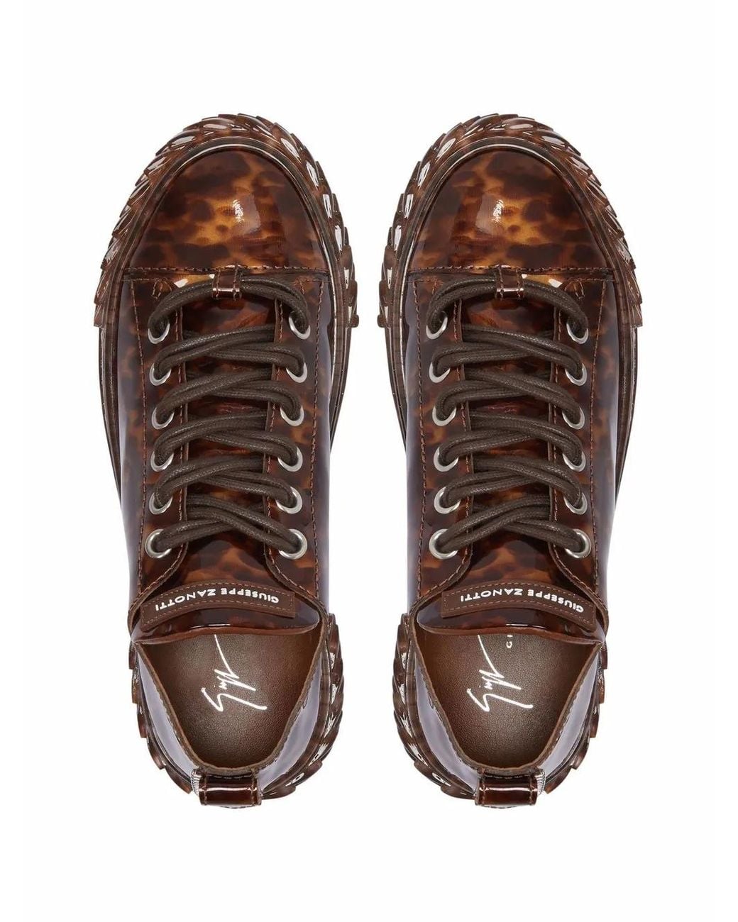 Giuseppe Zanotti Brown Blabber Sneakers