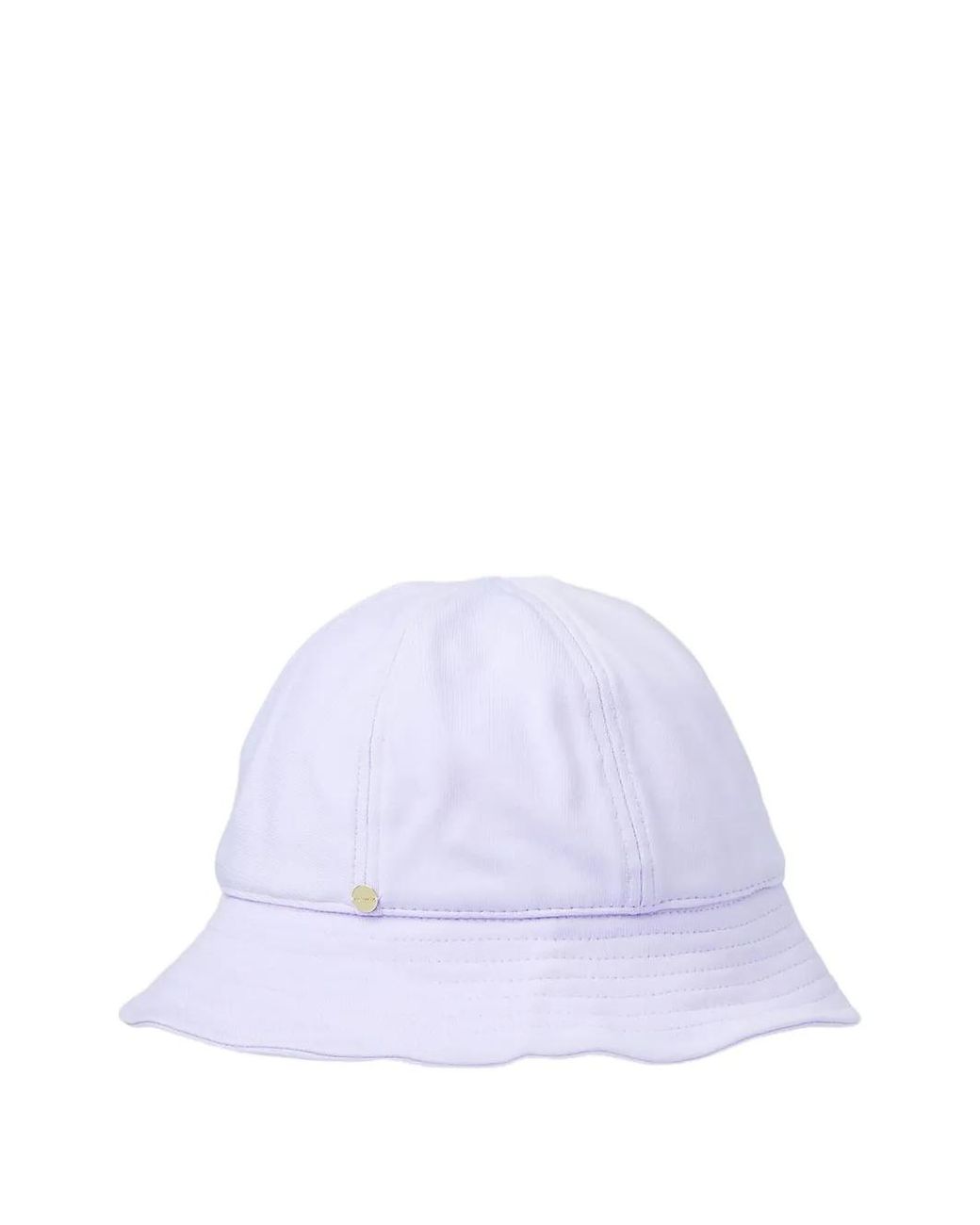 Flapper White Logo-Plaque Bucket Hat