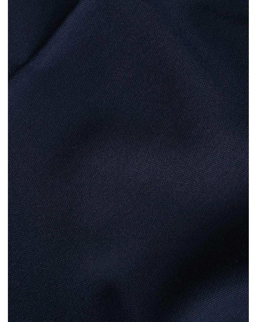 Etro Blue Pressed-Crease Tailored Trousers